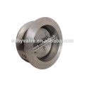 Dual plate check valve ductile iron body high quality